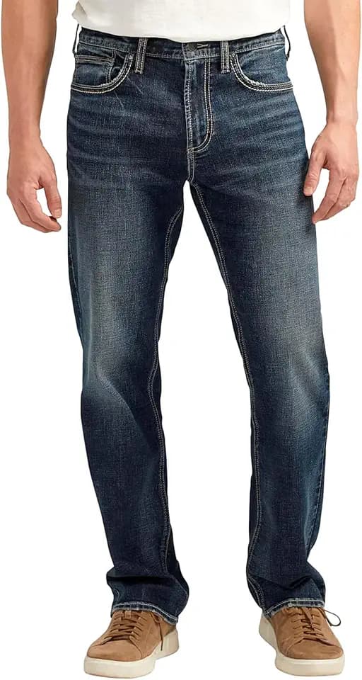 Silver Jeans Co. Mens Grayson Classic Fit Straight Leg Jeans - Legacy