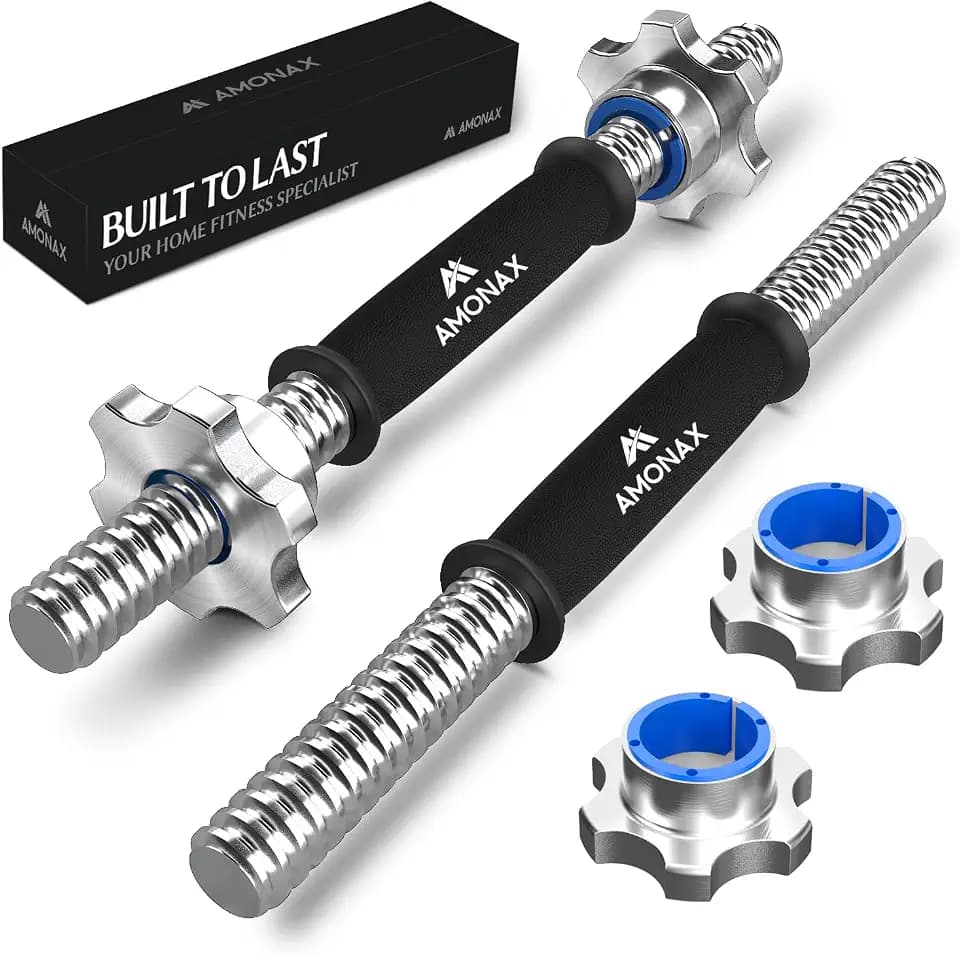 Amonax AMONAX Gusseisen Hantelscheiben Set, 2,5kg, 5kg, 10kg Hantel Set für 25mm & 50mm Olympia Gewichte Hantel Bar, Metall Hantelscheiben für Gewichtheben und Hip Thrust, Hantelscheiben für Home Gym