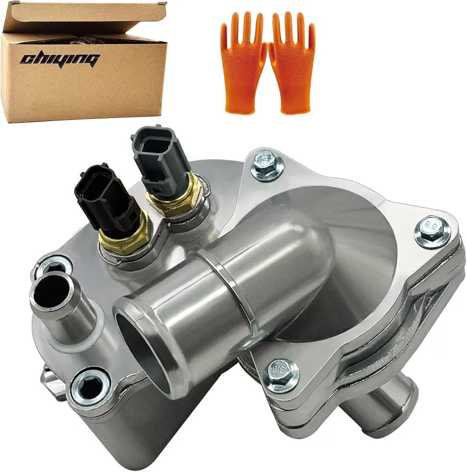 Aluminum Thermostat Housing Upgrade Compatible with 2001-2005 Ford Explorer