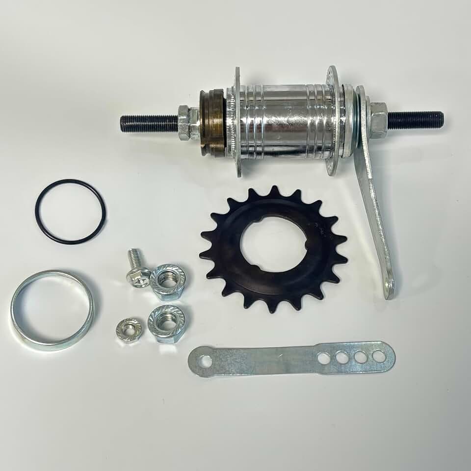 XYAUTO 32 Hole/36 Hole Bicycle Coaster Brake Hub, Bike Brake Rear Hub Stainless Steel for Fixed Gear Bicycle, MTB Bike