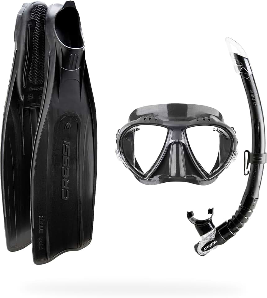 Cressi Pro Star Bag Erwachsene Apnoe / Schnorcheln Set - Cressi: Italian Quality Since 1946