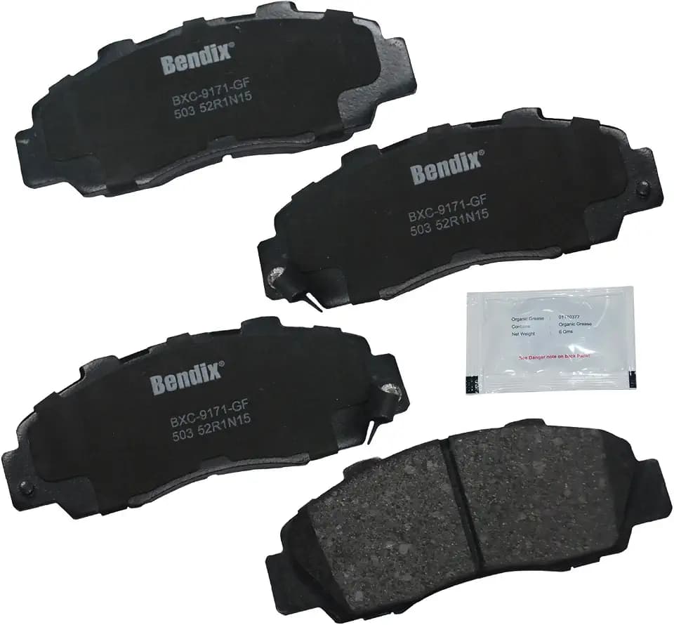Bendix Priority1 CFC503 Ceramic Front Brake Pads for Select Models Acura CL, Integra, Legend, NSX, RL, TL, Vigor, Honda Accord, CR-V, EV Plus, Odyssey, Prelude, Isuzu Oasis