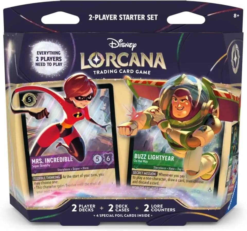 Disney Lorcana Wilds Unknown 2 Spieler Starter Set Englisch