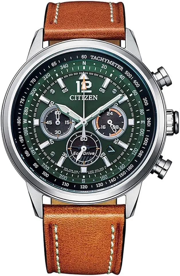 Citizen Herren Chronograph Eco-Drive Armbanduhr Pilot