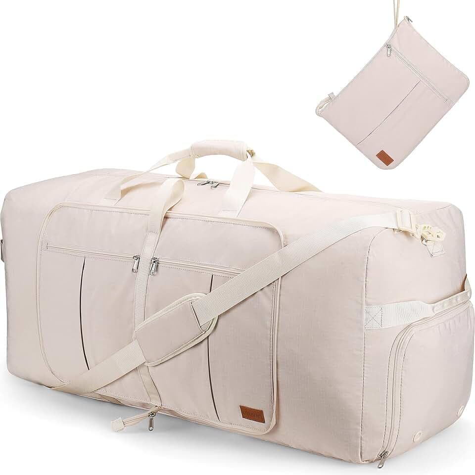 120L EXTRA LARGE Foldable Waterproof Travel Duffle Bag for Men and Women