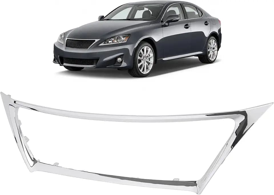 ALMULOO Grille Molding Compatible with 2011-2013 Lexus IS250 IS350 Base