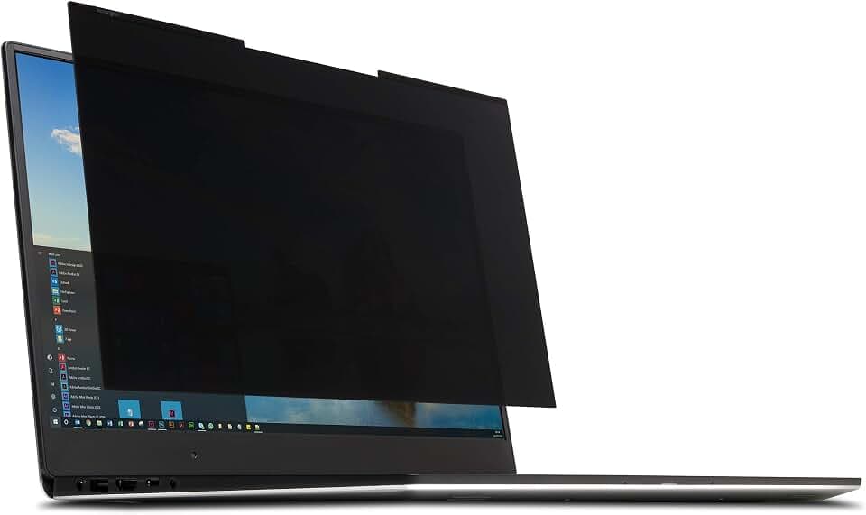 Kensington MagPro™ Magnetic Laptop Privacy Screen 15.6 inch, Removable 16:9 Laptop Privacy Filter Shield, Anti-Glare, Blue Ray Reduction, Compatible with HP/Dell/Acer/Asus/Lenovo (K58353WW)