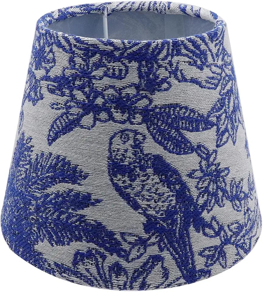 T Tulead Drum Lamp Shade Blue for E27/ E14