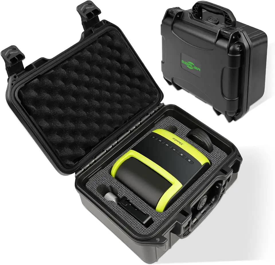 sarlar for XbotGo Falcon Hard Shell Case, Waterproof Protective Carrying Box with Custom Foam Insert for AI Action Camera and Quick Release Plate, Shockproof Travel Organizer, Lightweight and Durable