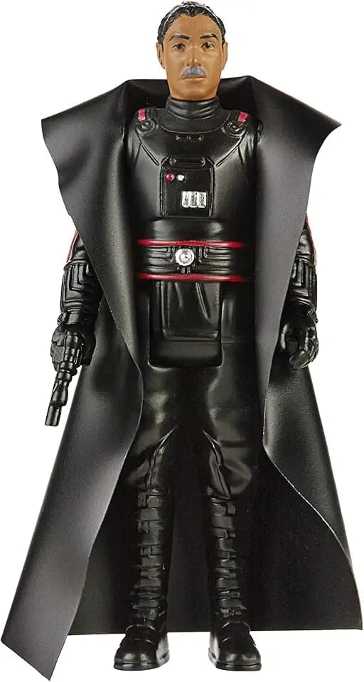 Star Wars Hasbro Retro Collection Moff Gideon Spielzeug 9,5 cm große The Mandalorian Action-Figur mit Accessoires, Spielzeug für Kids ab 4 Jahren, F2024, Standard, Standard
