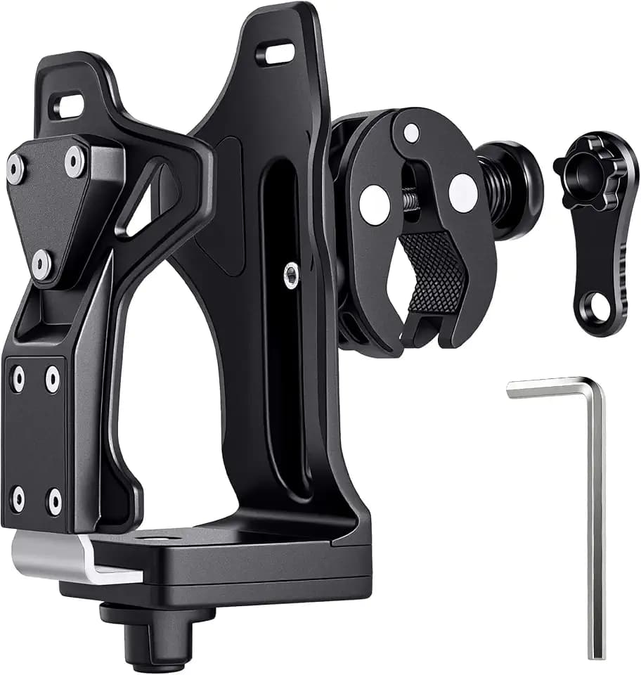 Flaschenhalter Fahrrad verstellbar für 7-10cm Flaschen Universal Getränkehalter Fahrrad 360° drehbar Trinkflaschenhalter Fahrrad mit Diebstahlschutz für Lenker Rahmen MTB Rennrad Kinderfahrrad Roller