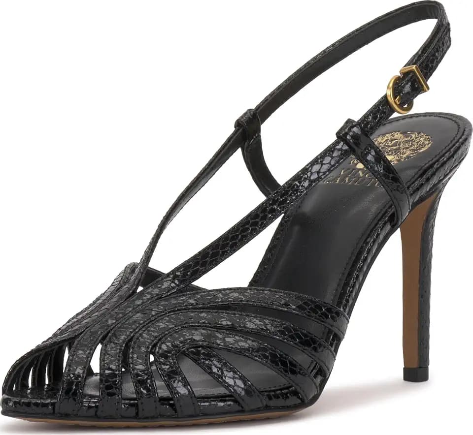Vince Camuto Hannie Caged Toe Slingback Peep Toe Sandals