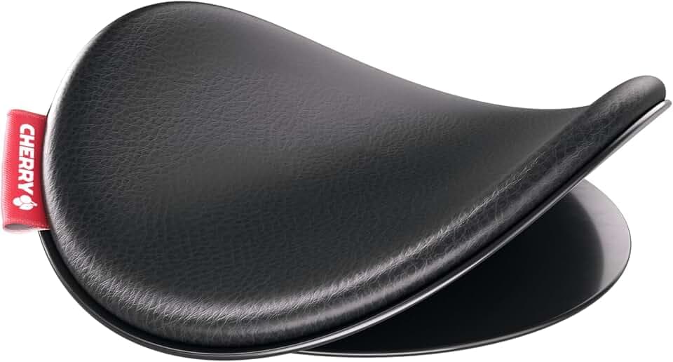 CHERRY SLIDEPAD ERGO, Gleitende Armauflage, Ergonomische Armablage für den Schreibtisch, Verwendbar Für Maus Und Tastatur, IGR-Zertifiziert, 1 Pad, Schwarz