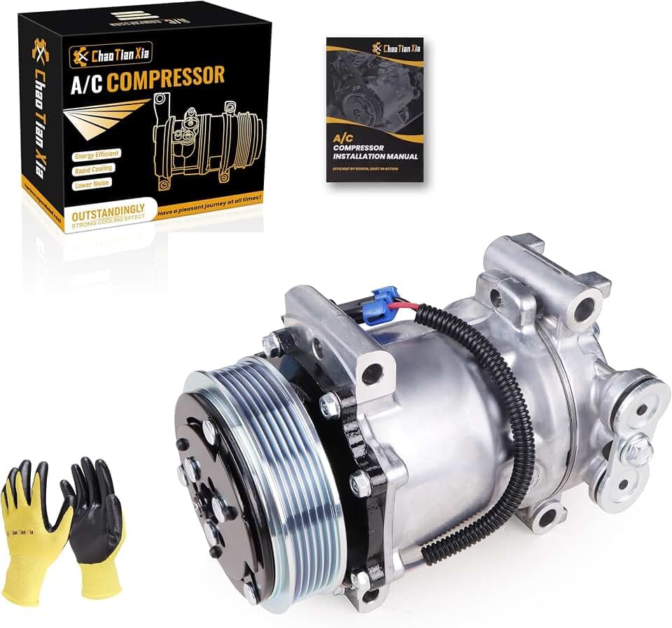 Air Conditioner AC Compressor with 6PK Clutch