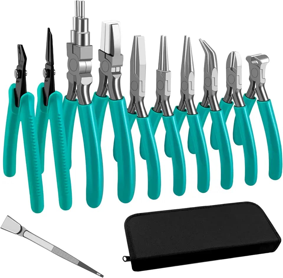 C&T 11-Piece Jewelry Plier Sets,Jewelry Making Tools Kit
