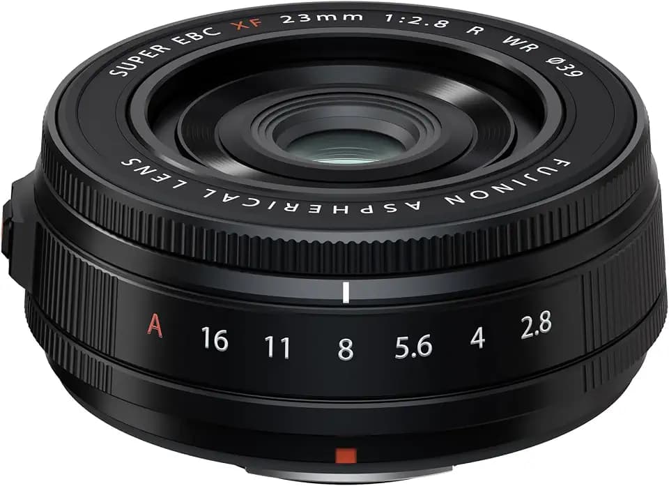 FUJIFILM FUJINON XF23mmF2.8 R WR Lens, Black