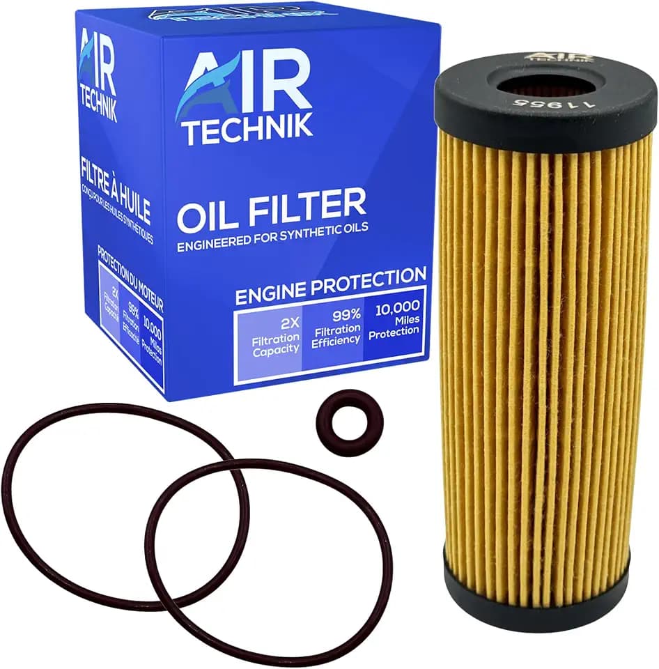 AirTechnik Premium Oil Filter CH11955 - Ford Bronco 2021–2025, Explorer 2020–2026, F-150 2015–2016, Lincoln Aviator 2020–2026, Mustang 2016–2020