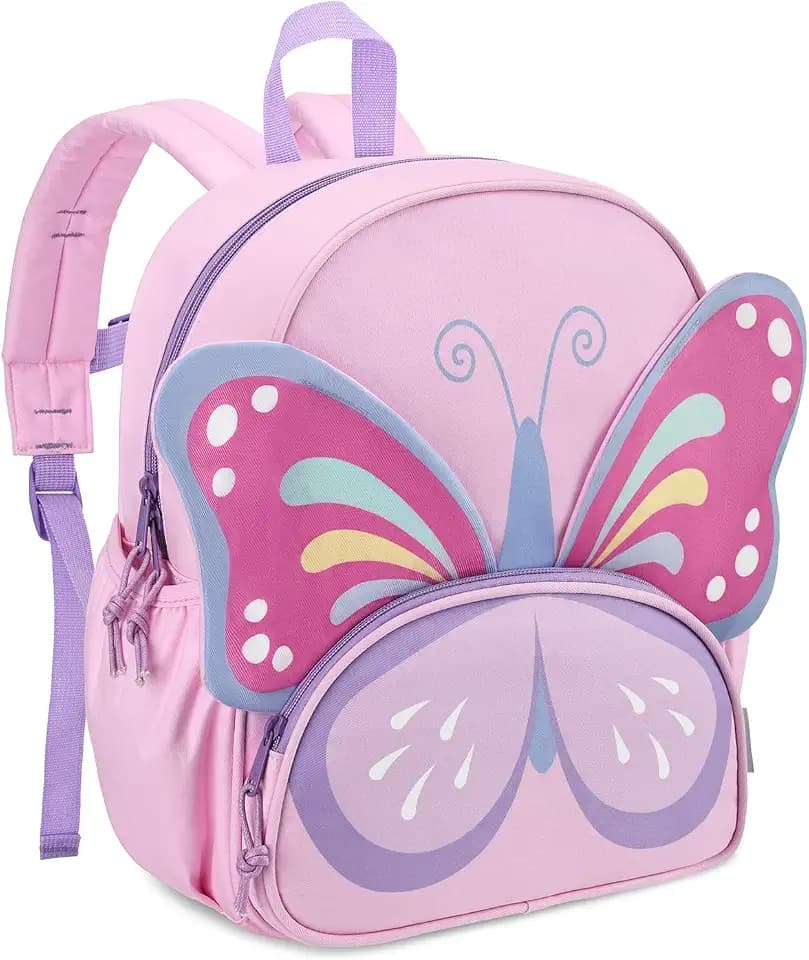 VASCHY Dinosaur Toddler Backpack, Cute Little Boys Girls Kids Schoolbag Bookbag w Chest Strap