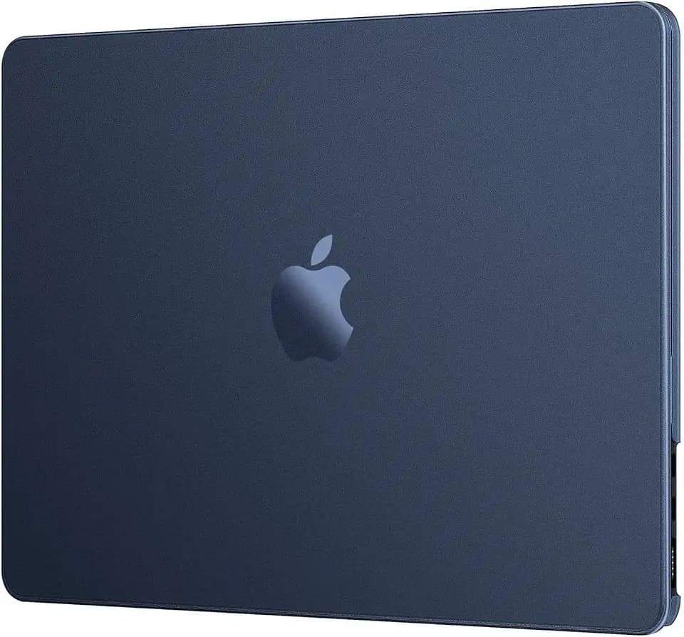 EooCoo Case for MacBook Air 15 inch M5 M4 M3 M2 2026-2023, Midnight Clear