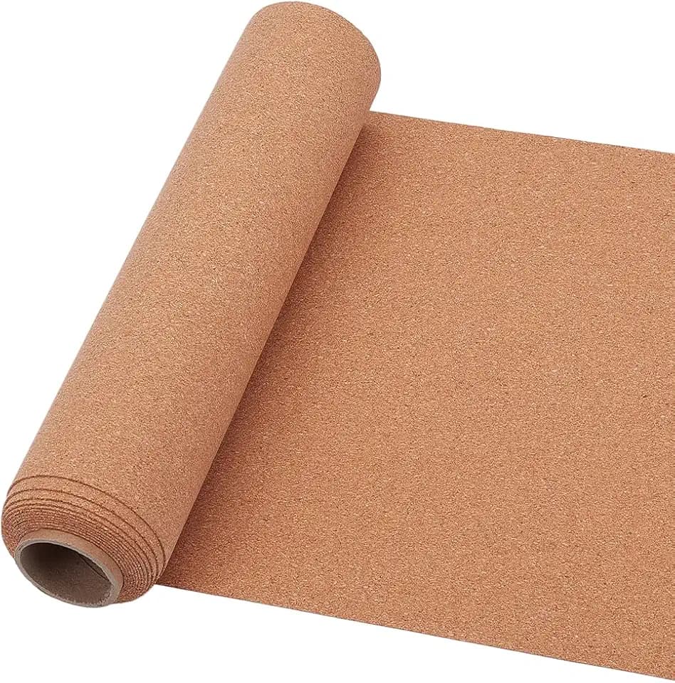 OLYCRAFT Natürliche Korkrolle 3 m X 30cm Große Korktafelrolle 1mm Dicke Korktafel Pinnwände Natürliche Textur Korktafeln Blattpapierrollen Für Wandmöbel Dekoration DIY Projekte