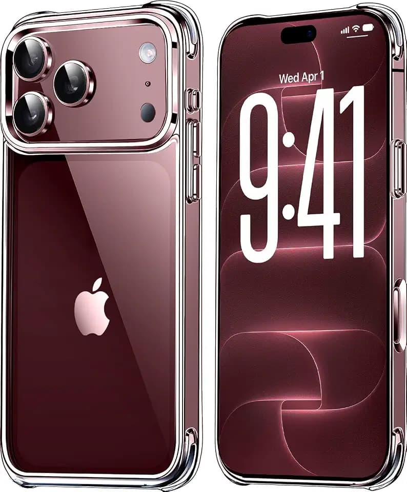 Mkeke for iPhone 18 Pro Max Case Clear [Not-Yellowing]