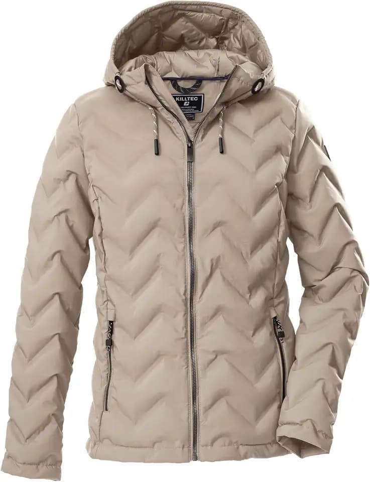 killtec Damen Kow 23 Wmn Qltd Jckt Steppjacke/Funktionsjacke in Daunenoptik mit Kapuze