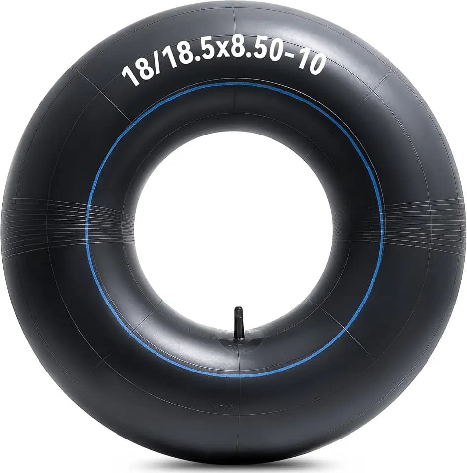 Heavy Duty 18X8.50-10 Inner Tube, 18/18.5X8.50-10 Tube with TR13 Staight Valve Stem Compatible with Most 20x8-10, 20x10.00-10, 18x9.50-10 Yard Tractors Lawn Mower Quad Bikes Tires and More 1 Pcs