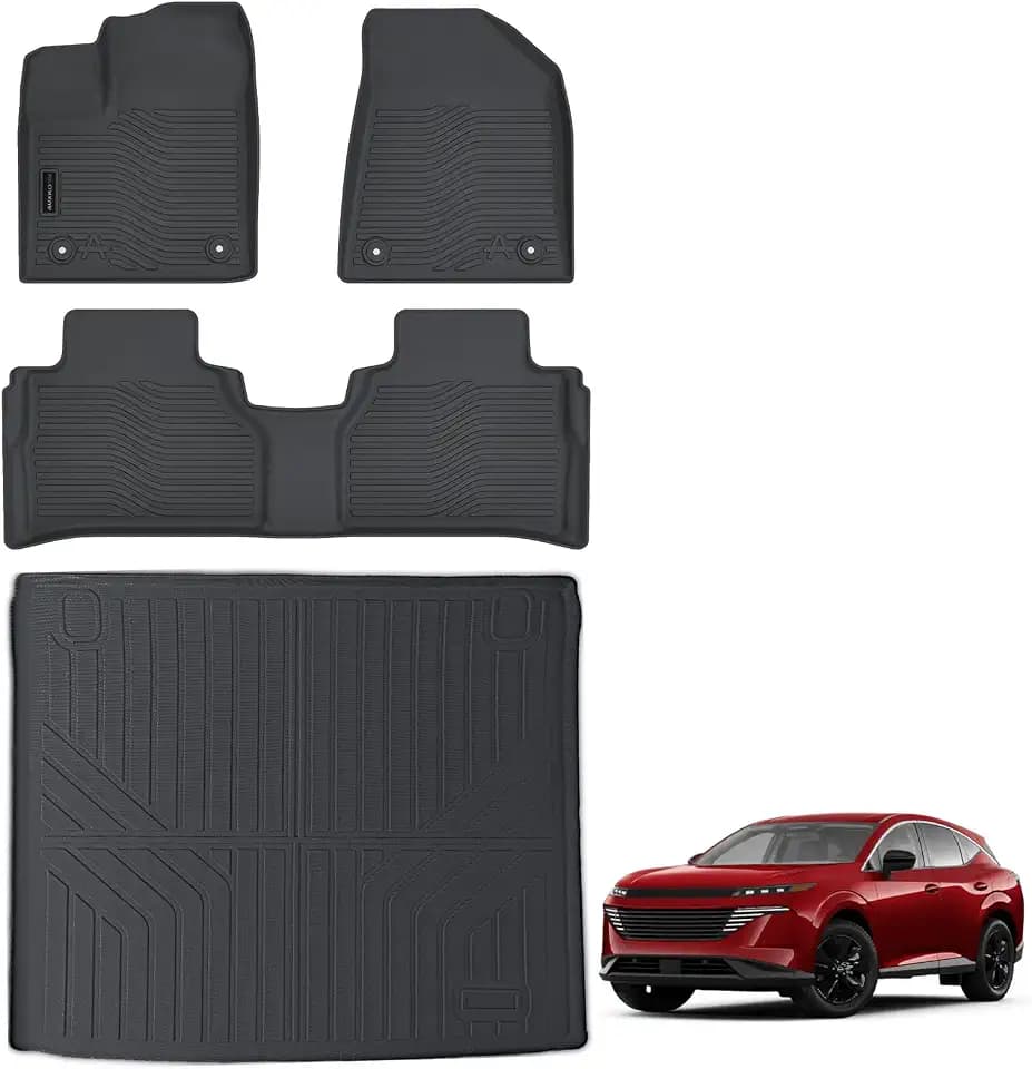 AUXKO All Weather Floor Mats Cargo Mat for 2025 2026 Nissan Murano