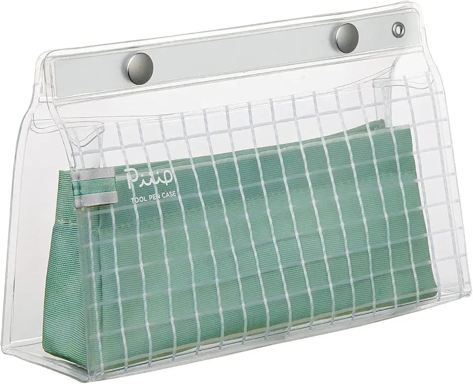 KOKUYO Piiip Werkzeug-Federmäppchen, Japan Import, Salbeigrün, 1個 (x 1), Piiip Tool Stifteetui