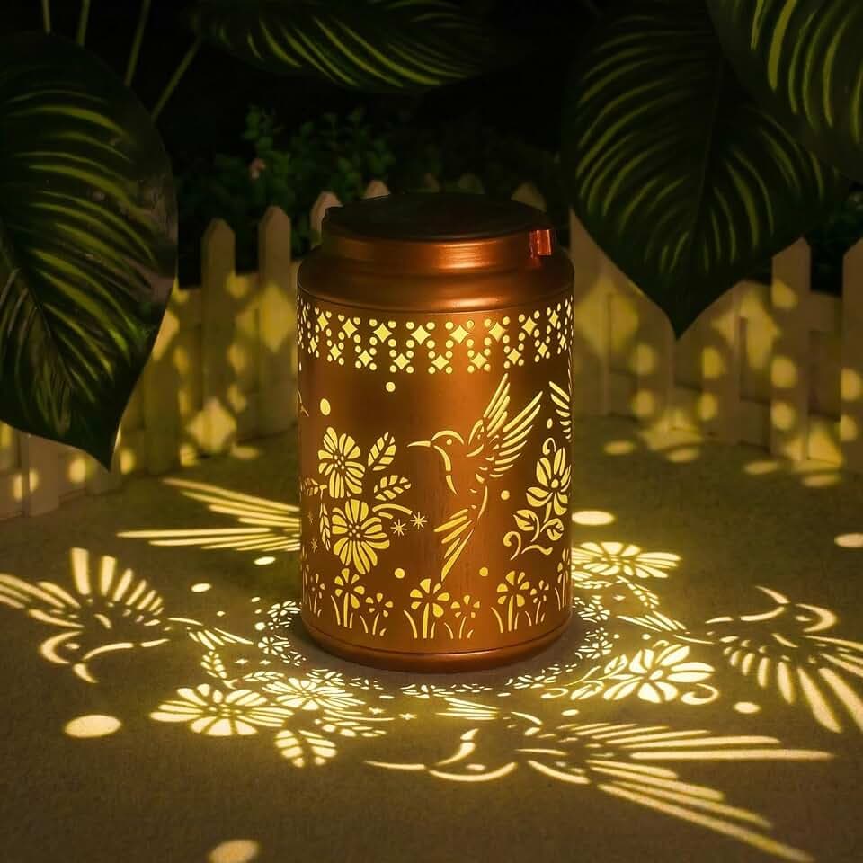 Birthday Gifts for Women Men, Garden Decor Hummingbird Solar Lanterns Outdoor Waterproof, Teacher Appreciation Gifts, Graduation Gifts, Mother Day Gifts for Mom
