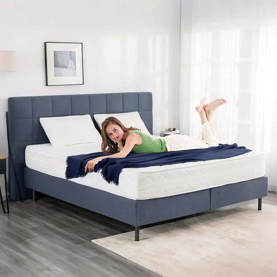 EGO Home Matratze 160x200-23 cm H3 7-Zonen Kaltschaummatratze mit Viscoschaum,Ergonomisch,Weich & Druckentlastend,Atmungsaktiv,Bezug Waschbar, Öko-Tex Zertifiziert