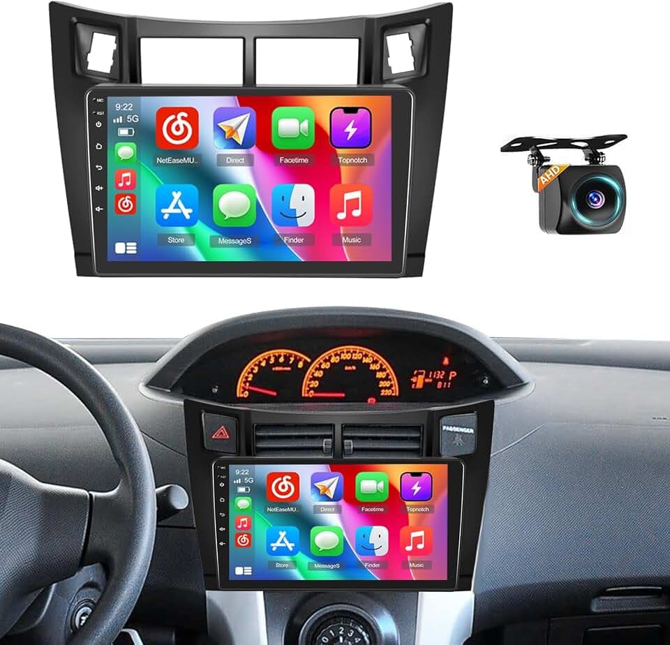 [Roinvou] 4+64G 9" Android 15 Car Radio for Toyota Yaris 2006-2011