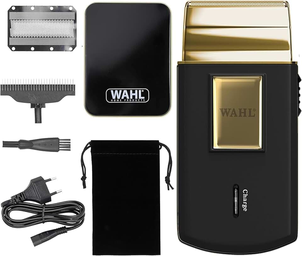 Wahl Gold Edition Reise-Rasierer Folienrasierer für Herren