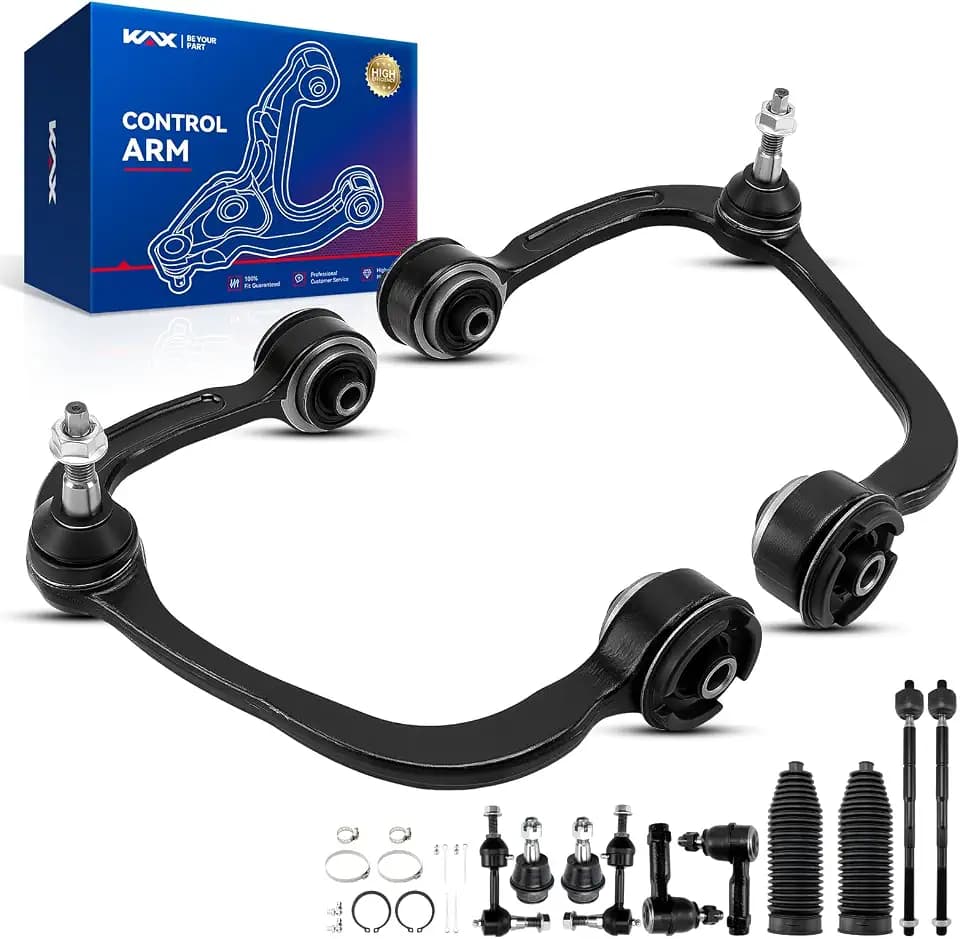 KAX Front Upper Control Arm w/Ball Joint & Sway Bar End Link Fit for 2WD Fo-rd F150 2004-2005 Right&Left Suspension Kit K80306 K80308 K80278 12pcs
