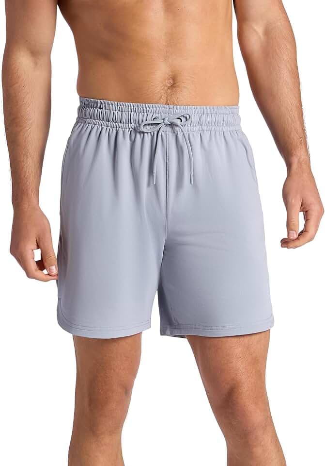 Gaiam Men's Everyday Basic 7” Short 2.0, Relaxed Fit, Stretch Midweight Material