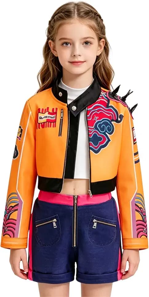 Girls Halloween Costume,Pop Idol Singer for Cosplay Party Events