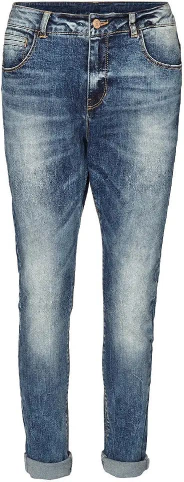 VERO MODA Damen Boyfriend Jeanshose Vmmaxi Lw Antifit Clean Jeans Dk