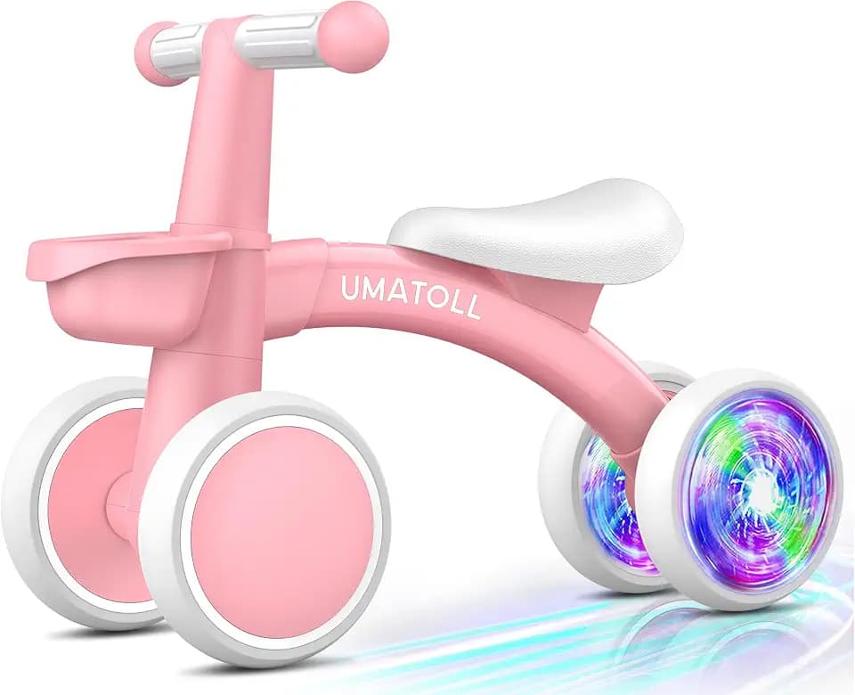 Umatoll Baby Balance Bike Toy for 1 Year Old Boy Girl, First Birthday Gift