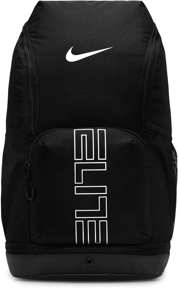 Nike Varsity Elite Backpack (32L), Black/Black/Metallic Silver, MISC