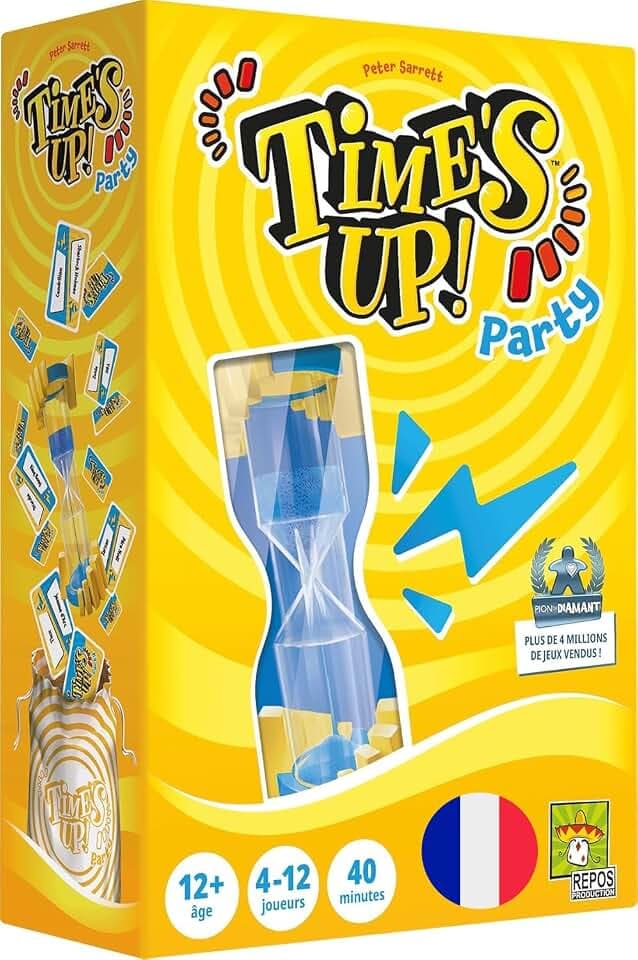 Asmodee - Time's UP! Party mit Riesen-Sanduhr - Gesellschaftsspiel
