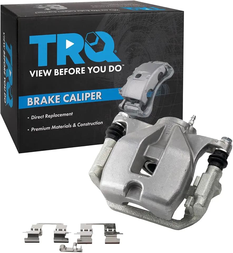 TRQ Rear Left Brake Caliper w/Bracket Drivers Side
