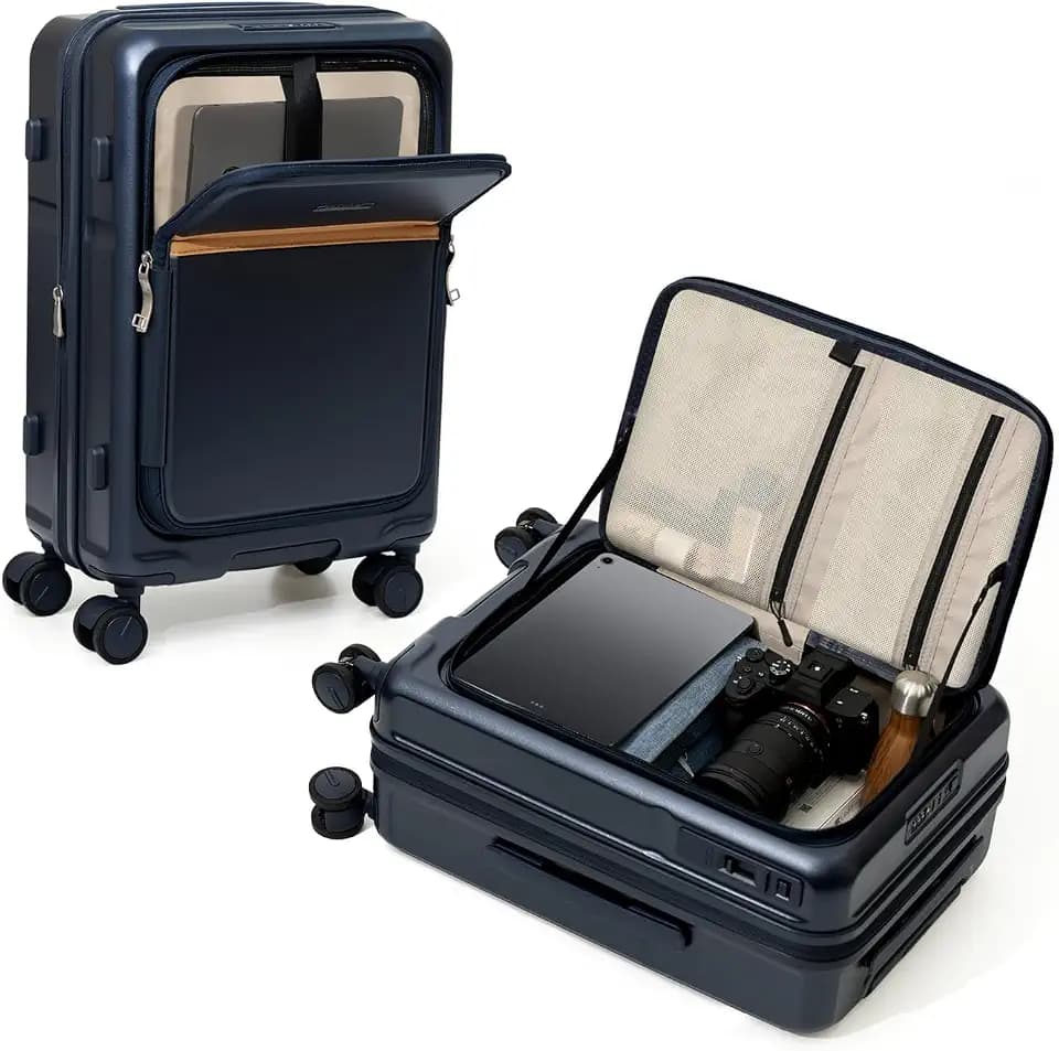 ROAMING 20 Inch Carry On Luggage Expandable Hard Shell Top Opening Luggage