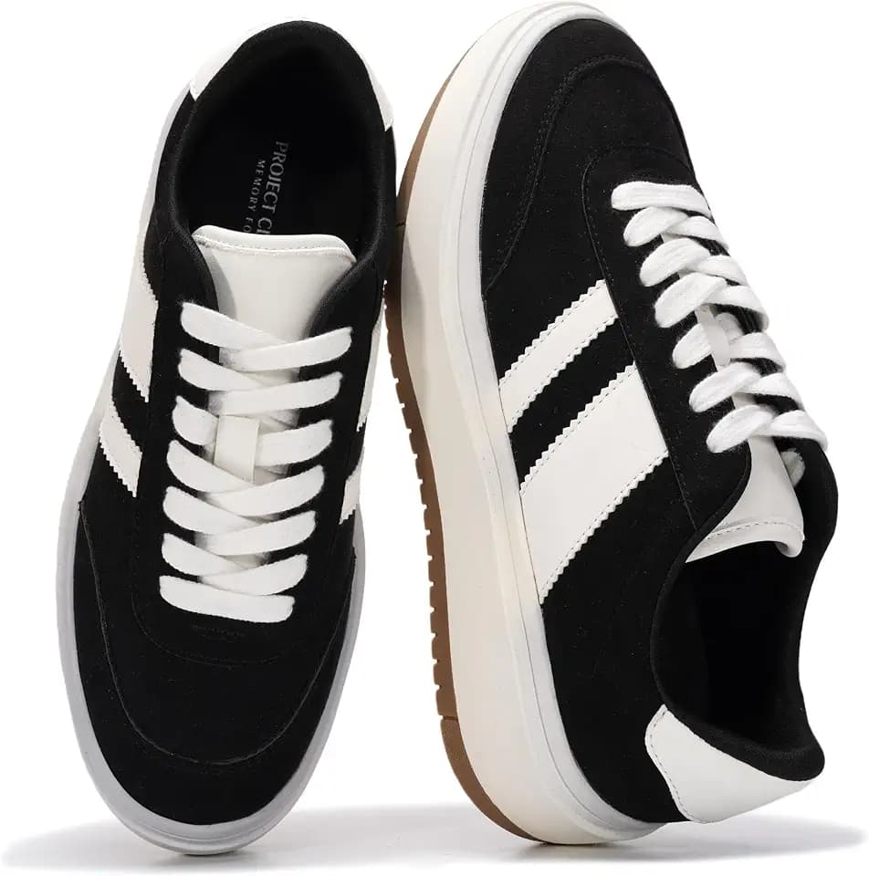 Fashion Platform Sneakers for Women Footwear - Lace-up Womens Shoes