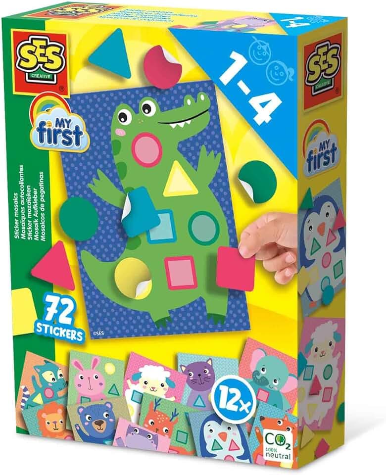 SES Creative 14484 My first-Mosaik Aufkleber, diverse Farben