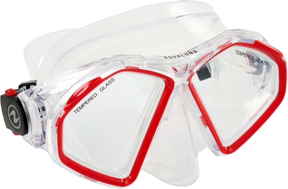 Aqualung Hawkeye - Tauchmaske, Wassersportbrille für Erwachsene mit 180° Sicht, UV-Schutz, beschlagfreien und auslaufsicheren Gläsern, für Unterwassertauchen, Schnorcheln und Wassersport.