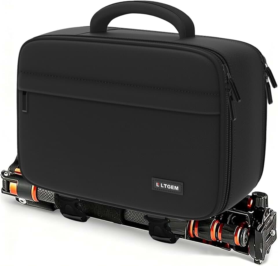 Camera Bag for Canon/Sony/Nikon DSLR SLR Camera and Multiple Lens Black