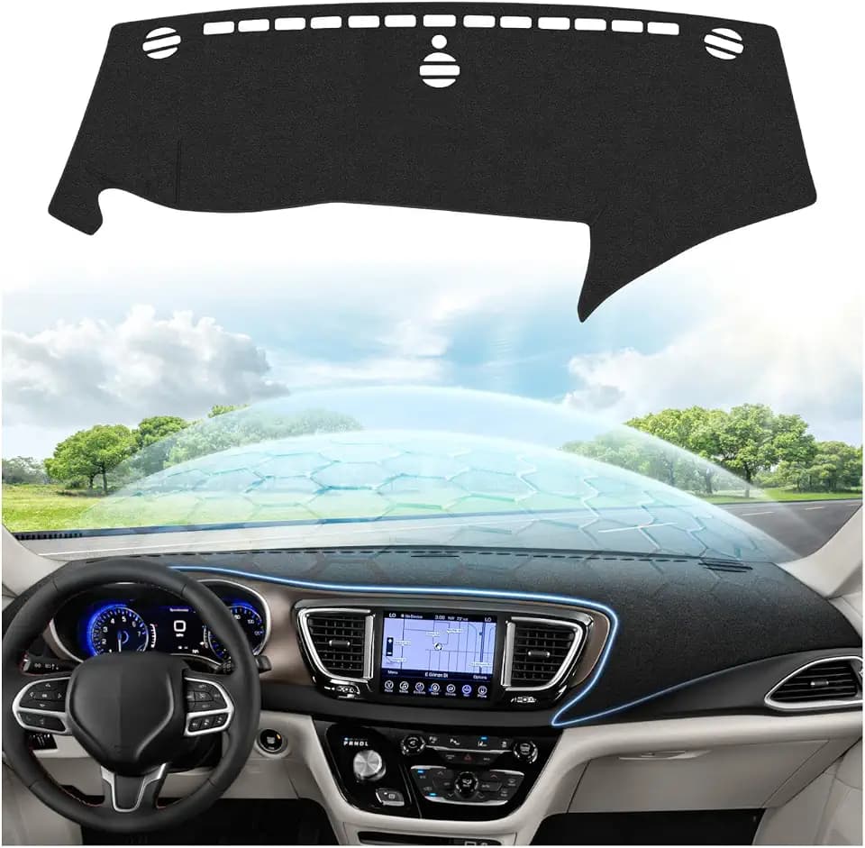 Cartist Dash Cover for Chrysler Pacifica Minivan 2017-2025 Dashboard Cover