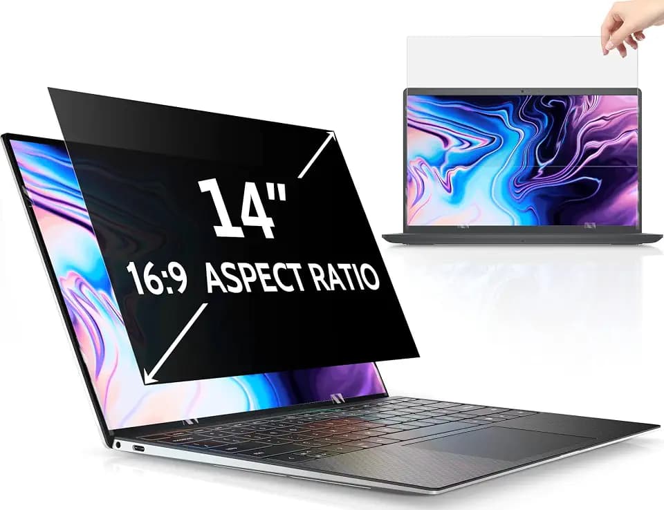 Peslv 14 Inch 16:9 Laptop Privacy Screen for Computer Monitor 310 * 175mm