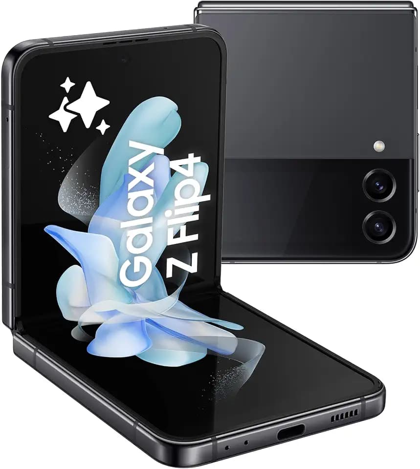 Samsung Galaxy Z Flip4 5G Smartphone Android Klapphandy 128GB, Graphite, inkl. 36 Monate Herstellergarantie [Exklusiv bei Amazon]