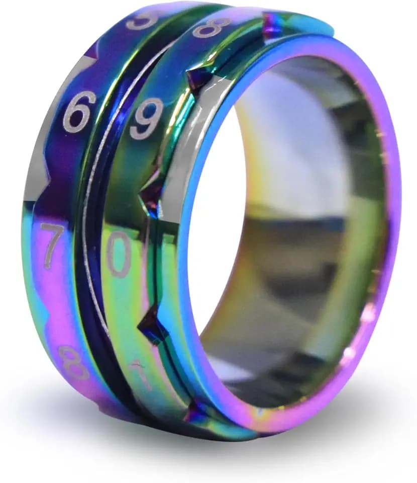 KnitPro - KnitPro Reihenzähler (9-19,0 ​​mm) Regenbogenring - 1 Stück, Rainbow